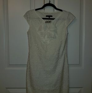 Tiana B. Off White Lace Dress  